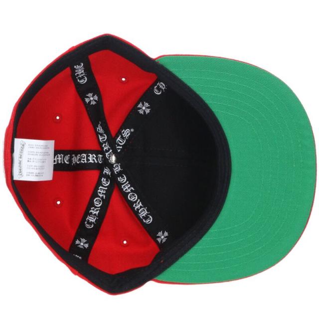 クロムハーツ サイズ:7 3/8 CH HAT ハートロゴ刺繍ベースボール