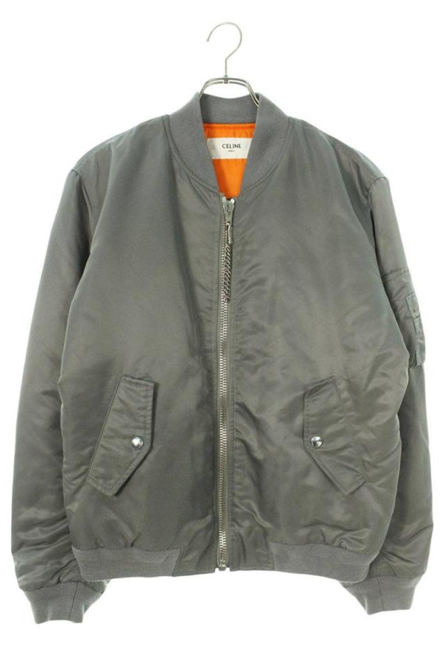 セリーヌバイエディスリマン サイズ:48  21AW  2W426889O ナイロンツイルルーズボンバージャケットブルゾン 中古 SS13