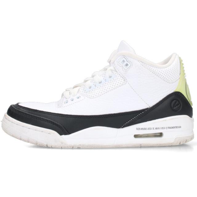 ナイキ  フラグメントデザイン サイズ:24.5cm  AIR JORDAN 3 RETRO SP DA3595-100 エアジョーダン3レトロスニーカー 中古 BS99