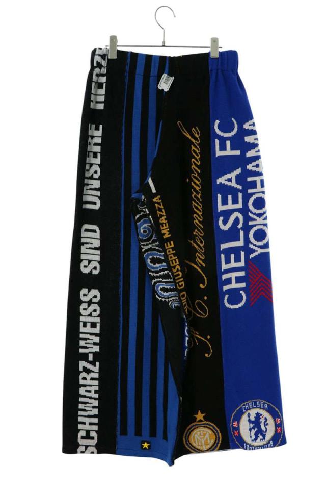 プロトタイプス サイズ:L/XL  FOOTBALL SCARF PANTS フットボールスカーフニットワイドロングパンツ 中古 SB01 プロトタイプス サイズ:L/XL FOOTBALL SCARF PANTS フットボール