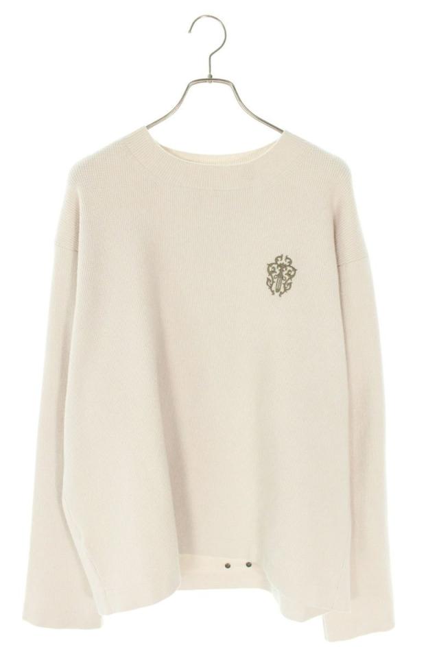 クロムハーツ サイズ:XL ダガー刺繍カシミヤニット 中古 SS07