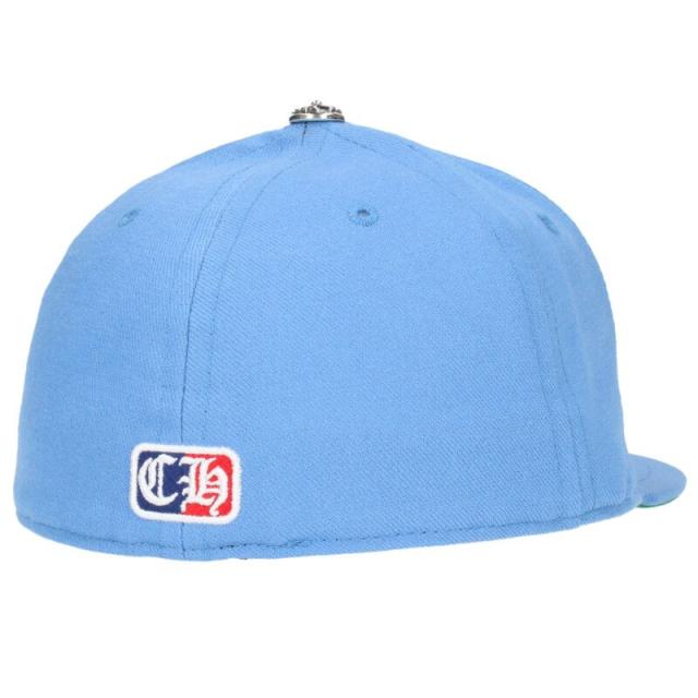 クロムハーツ サイズ:7.625 FITTED WOOL ACRYLIC SERGE ハート刺繍