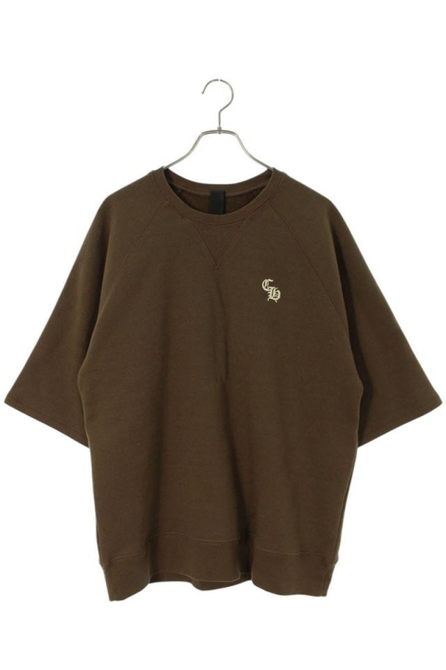 クロムハーツ サイズ:L  SLOW RIDE CH刺繍半袖スウェットTシャツ 中古 SJ02