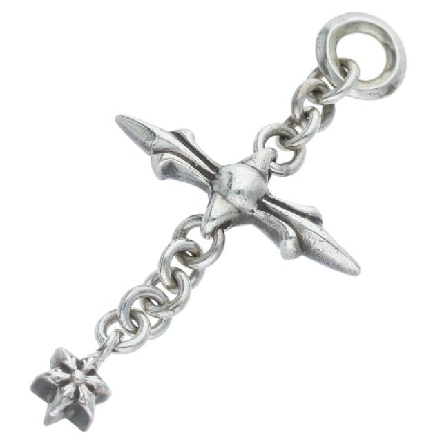 クロムハーツ ROLY CROSS ローリークロス チャーム シルバーネックレストップ 中古 GZ11