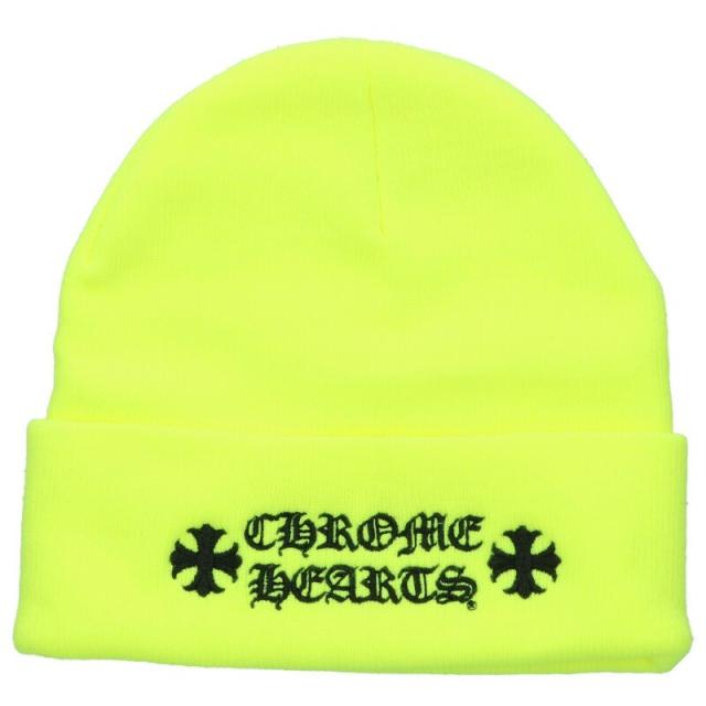 クロムハーツ WOOL WATCH CAP ウールワッチキャップ CHロゴ刺繍ビーニーニットキャップ 中古 SJ02