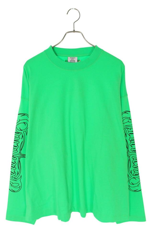 ヴェトモン UA66LS620E サイズ:S メタルプリントロングスリーブ長袖カットソー 新古品 SB01