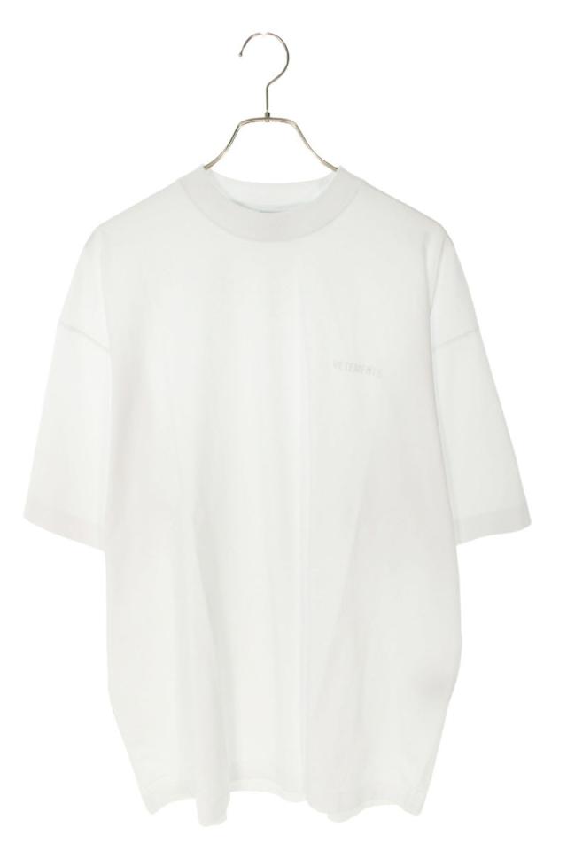 ヴェトモン UA66TR765W サイズ:XS エンブロダイリーロゴオーバーサイズTシャツ 新古品 BS55