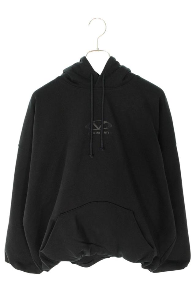 ヴェトモン サイズ:XS  UA66HD600BB オーバルロゴクロップドパーカー 新古品 SB01