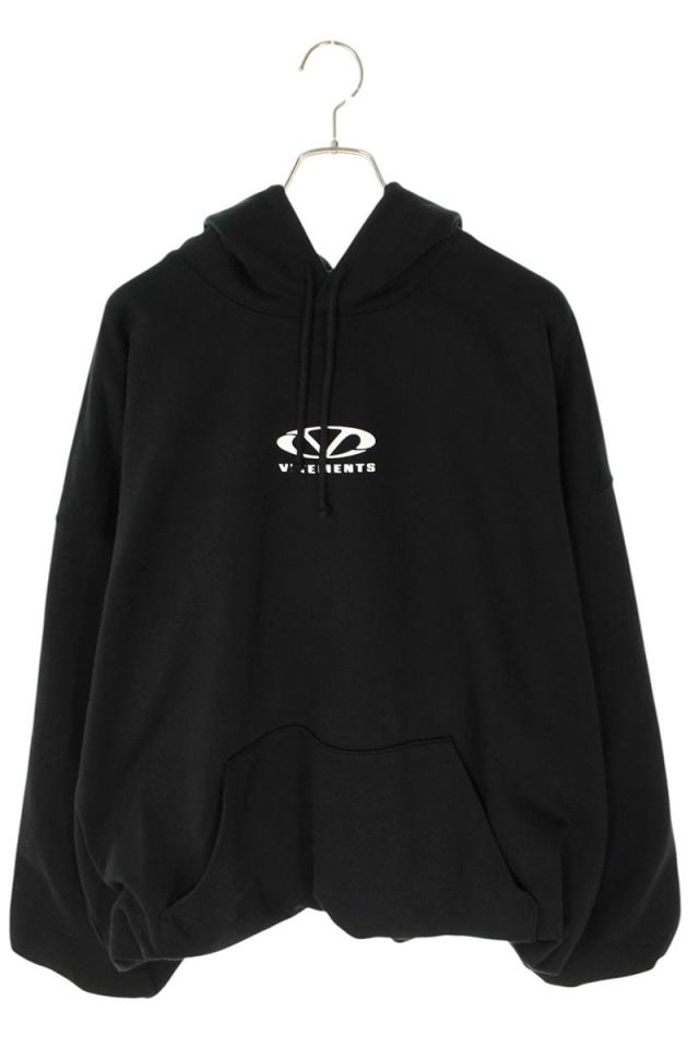 ヴェトモン サイズ:S  25SS  UA66HD600BW オーバルロゴクロップドパーカー 新古品 SB01