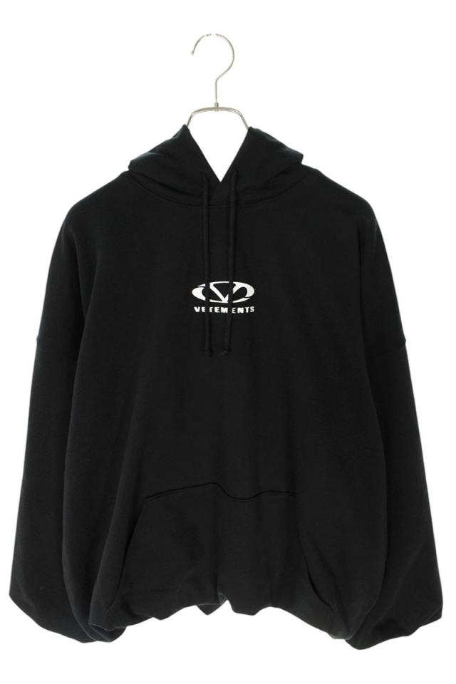 ヴェトモン サイズ:XS  UA66HD600BW オーバルロゴクロップドパーカー 新古品 OM10