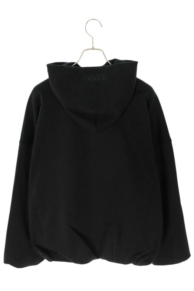 ヴェトモン サイズ:XS  UA66HD600BW オーバルロゴクロップドパーカー 新古品 OM10 ヴェトモン サイズ:XS UA66HD600BW オーバルロゴクロップドパーカー