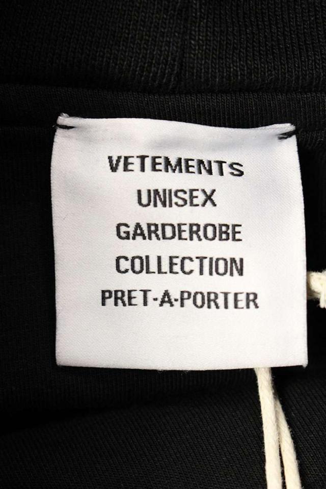 ヴェトモン サイズ:XS UA66HD600BB オーバルロゴクロップドパーカー