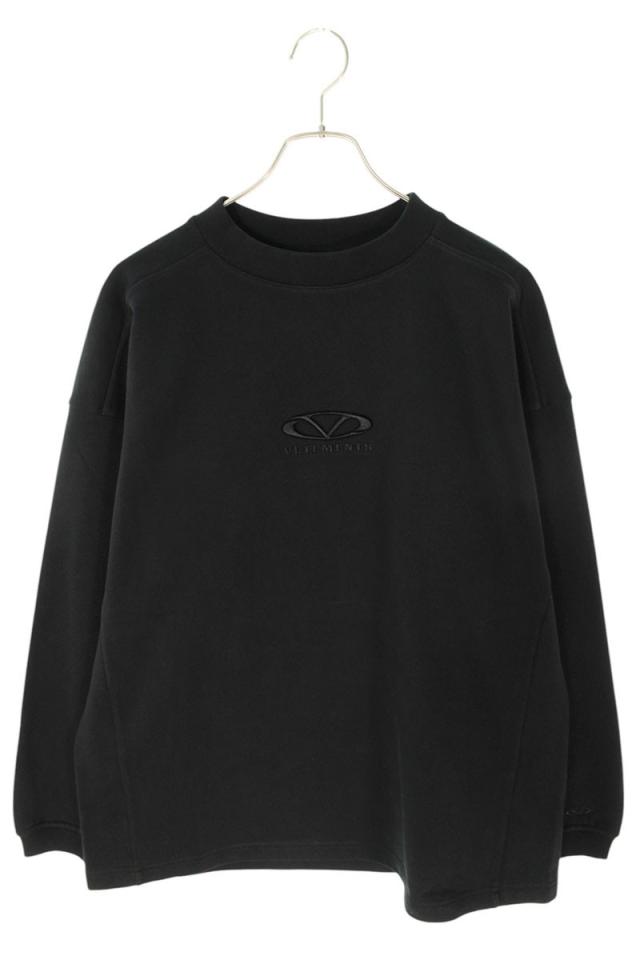 ヴェトモン サイズ:S  UA66CW600BB オーバルロゴクロップドスウェット 新古品 SB01