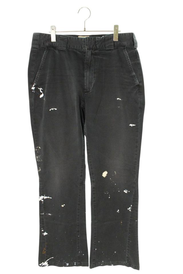 ギャラリーデプト サイズ:33  CF40014F ペンキフレアチノロングパンツ 新古品 SB01