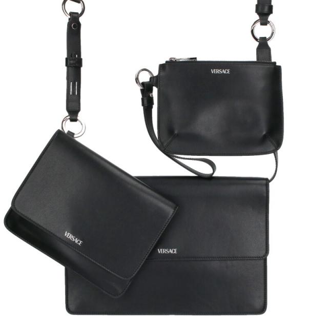 ヴェルサーチェ  組み換えレザーショルダーバッグ 中古 BS99