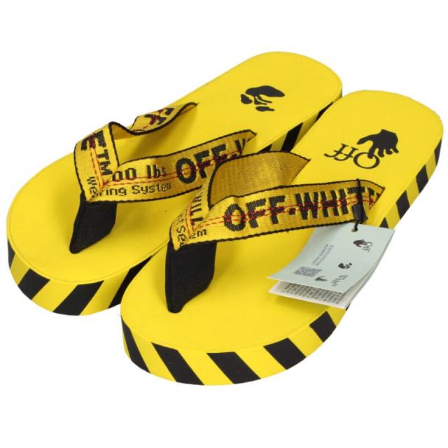 オフホワイト サイズ:41  OMIA131F20MAT0011810 インダストリアルベルトストラップサンダル 中古 OM10