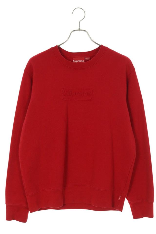 シュプリーム サイズ:S 20SS Cutout Logo Crewneck カットアウト