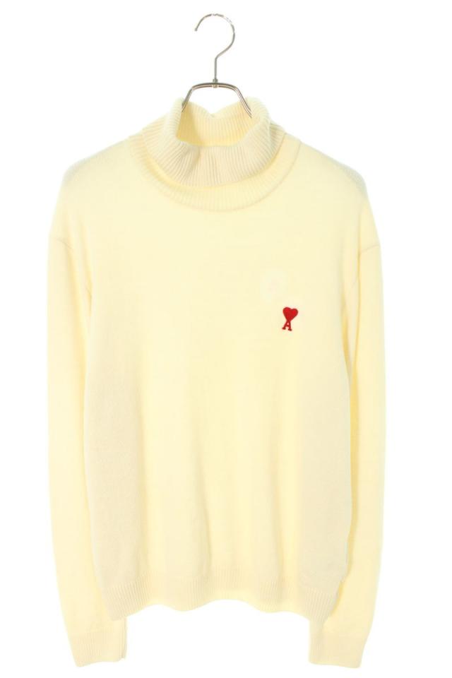 アミアレクサンドルマテュッシ サイズ:XL  HKS401.001 ハートロゴタートルネックニット 中古 SB01