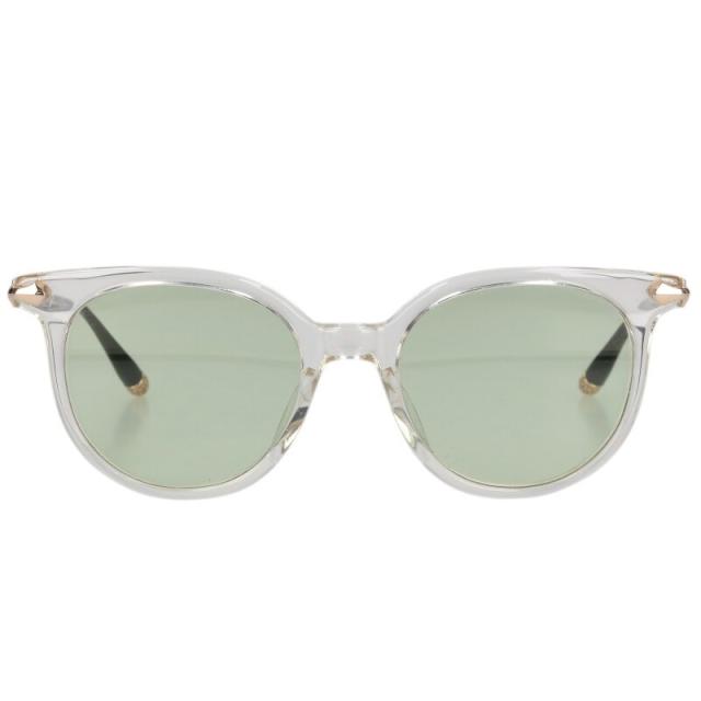 クロムハーツ サイズ:49□19-143  BLUEBERRY MUFFIN CHクロステンプルボストンサングラス 眼鏡 中古 SJ02