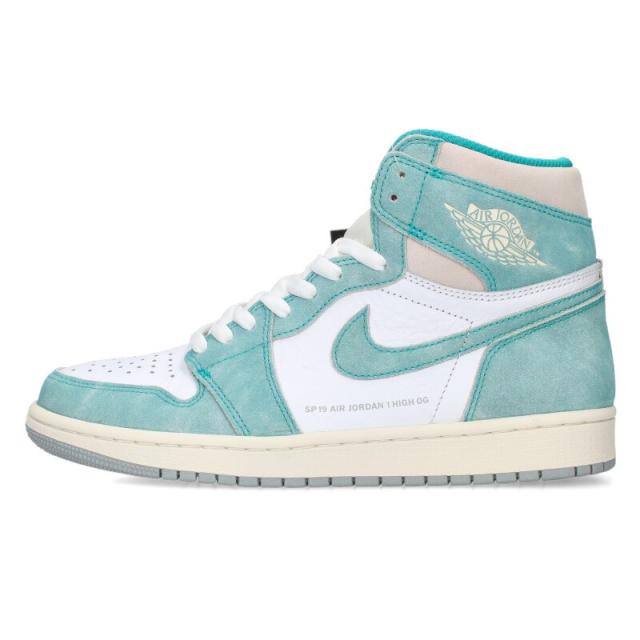 ナイキ サイズ:27cm  AIR JORDAN 1 RETRO HIGH OG TURBO GREEN 555088-311 エアジョーダン1レトロハイオージーターボグリーンスニーカー 中古 SB01