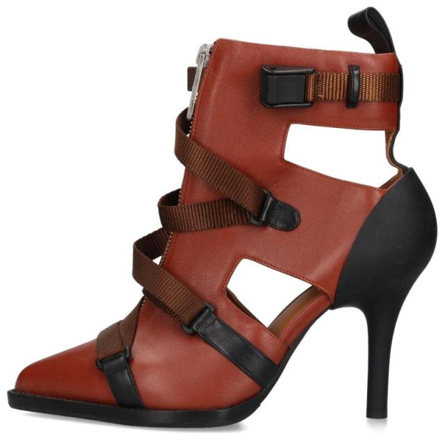 クロエ サイズ:38  41855 レザーヒールブーツ 中古 BS99