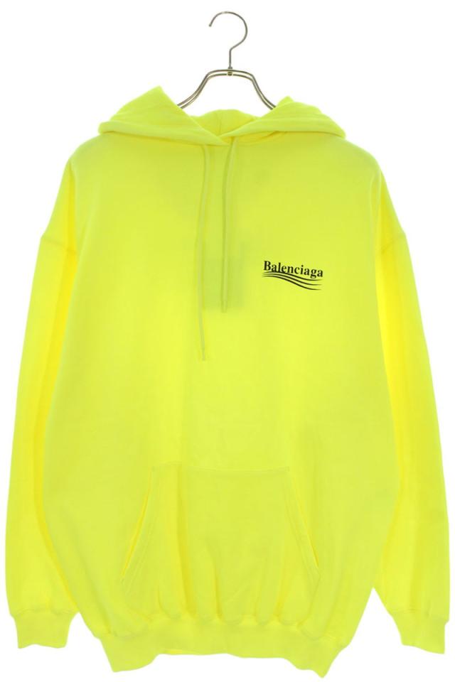 バレンシアガ サイズ:XS  578135 TJVD4 キャンペーンロゴプルオーバーパーカー 中古 SB01