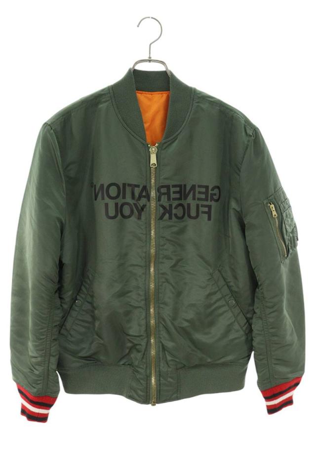 シュプリーム サイズ:M  Revrsible MA-1 リバーシブルMA-1ブルゾン 中古 BS55