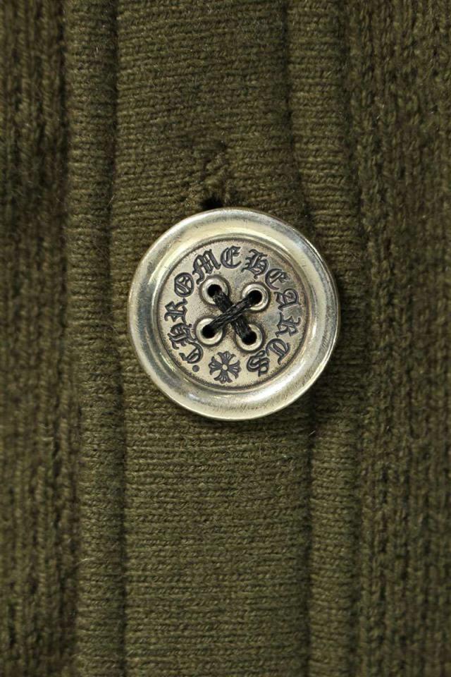 クロムハーツ サイズ:L REGULATOR 胸ヴァインダガー刺繍カシミアニット