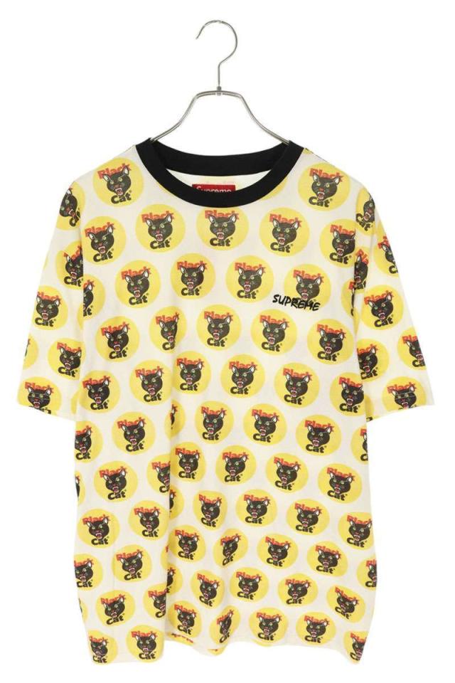 シュプリーム サイズ:L  24SS  Black Cat S S Top ブラックキャットTシャツ 中古 OM10
