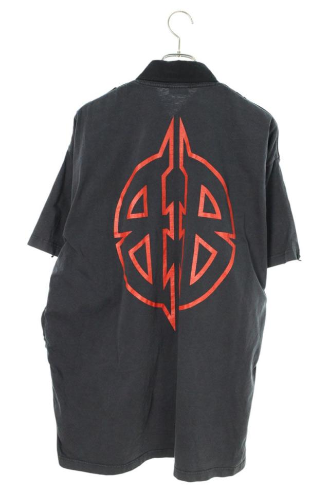 バレンシアガ サイズ:2  790862 TNM60 バックプリント半袖シャツ 中古 SB01 バレンシアガ サイズ:2 790862 TNM60 バックプリント半袖シャツ 中古 SB01