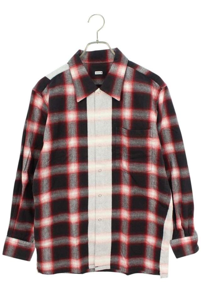 シークエル サイズ:S  23AW  SQ-23AW-SH-03 チェック長袖シャツ 中古 BS99