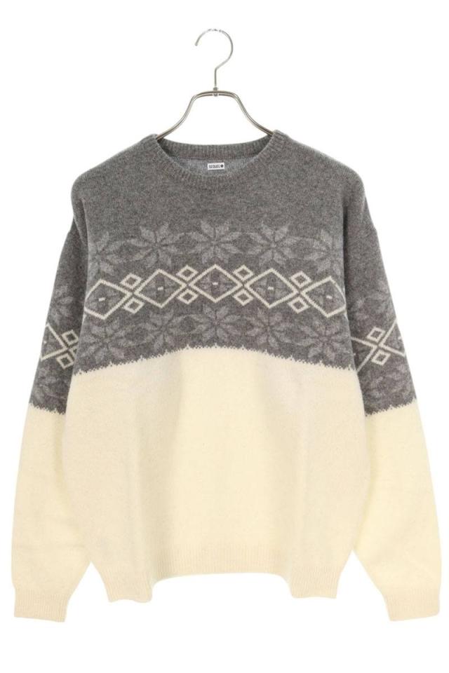 シークエル サイズ:M  23AW  SQ-23AW-KN-03 ノルディックニット 中古 BS99