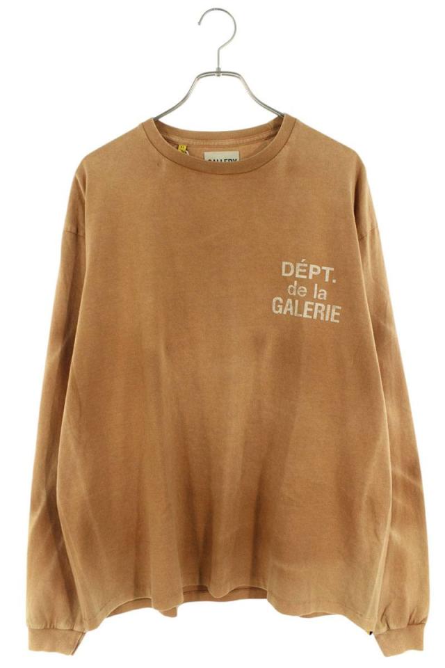 ギャラリーデプト サイズ:XL  25SS  FLS60056 COCOA ウォッシュド加工ロゴプリントカットソー 新古品 SB01