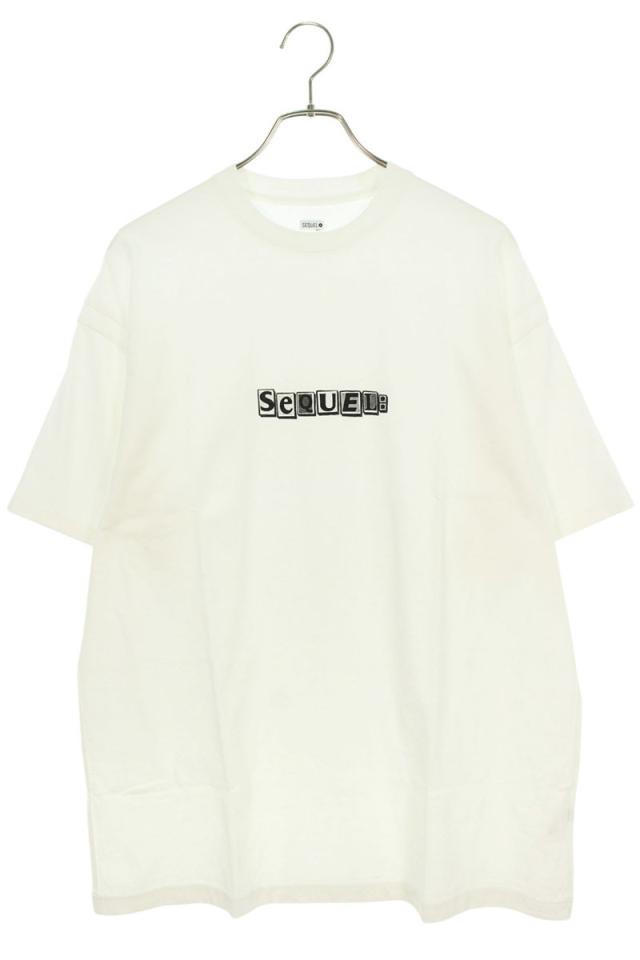 シークエル サイズ:XL  23AW  SQ-23AW-ST-06 ロゴプリントTシャツ 中古 BS99