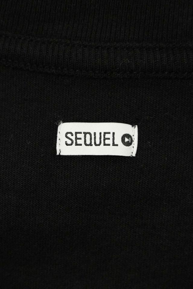 シークエル サイズ:S 23AW SQ-23AW-ST-09 ロゴプリントTシャツ 中古