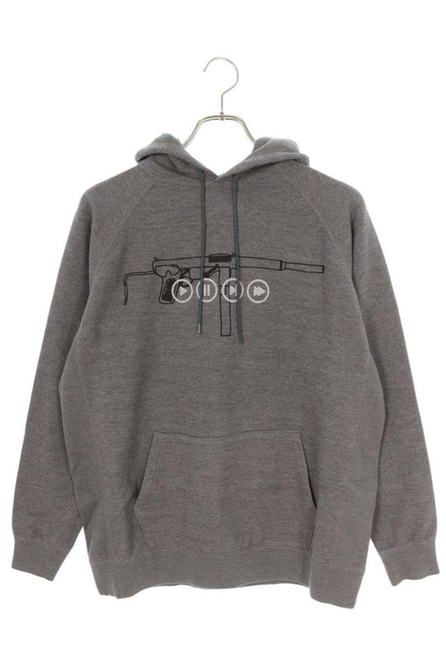 シークエル サイズ:S  22AW  SQ-22AW-HD-03 バックロゴプリントパーカー 中古 BS99