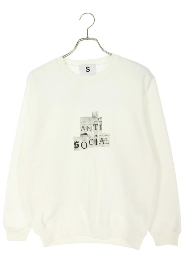 シークエル  アンチソーシャルソーシャルクラブ サイズ:S  23AW  WE-23AW-ASSCCN-01 WEEKEND ロゴプリントスウェット 中古 BS99