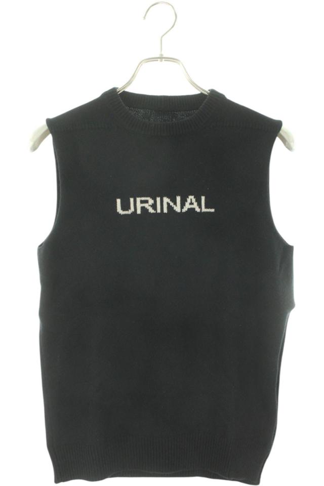 リックオウエンス サイズ:S  22AW  RR02B2681-WSBRU フロント刺繍ニットベスト 中古 BS55