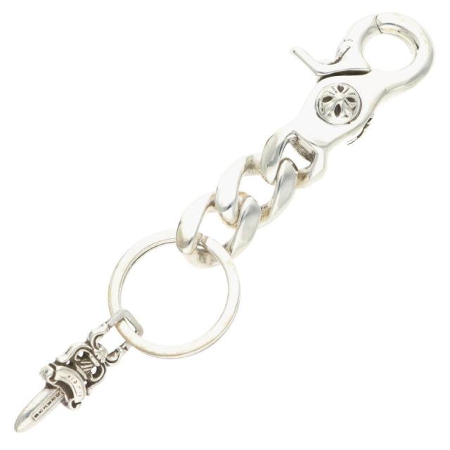 クロムハーツ サイズ:ショート  CLP CHN CLASSIC-S ショートクラシックリンク シルバーキーチェーン 中古 GZ11