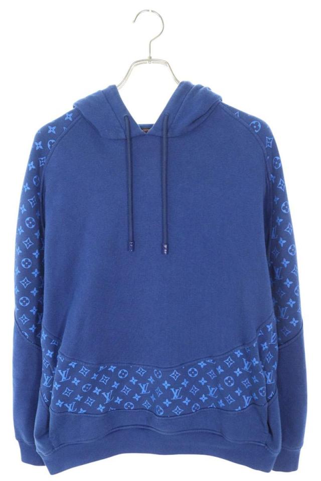 ルイヴィトン サイズ:XL  RM222Q IHN HNY40W モノグラム切り替えプルオーバーパーカー 中古 OM10