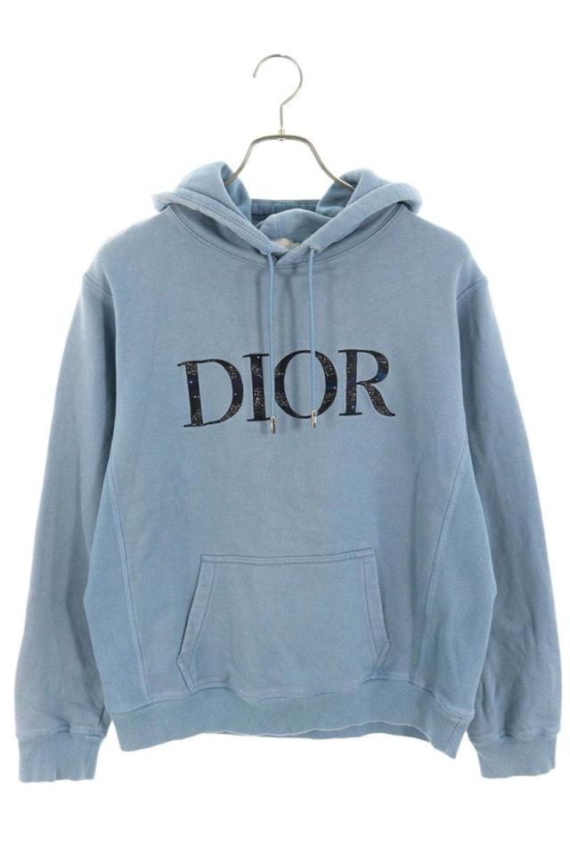 ディオール サイズ:M  21AW  143J688A0531 DIOR AND PETER DOIG ロゴ刺繍パーカー 中古 SS13