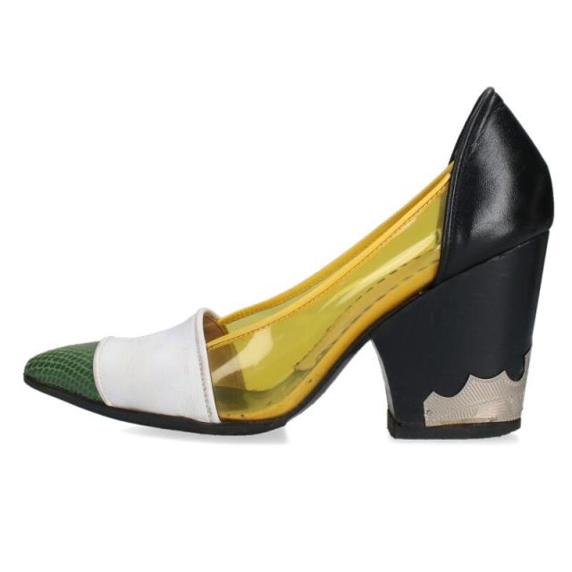 トーガプルラ サイズ:38  TA31-AJ632 メタルパーツビニールパンプス 中古 BS99