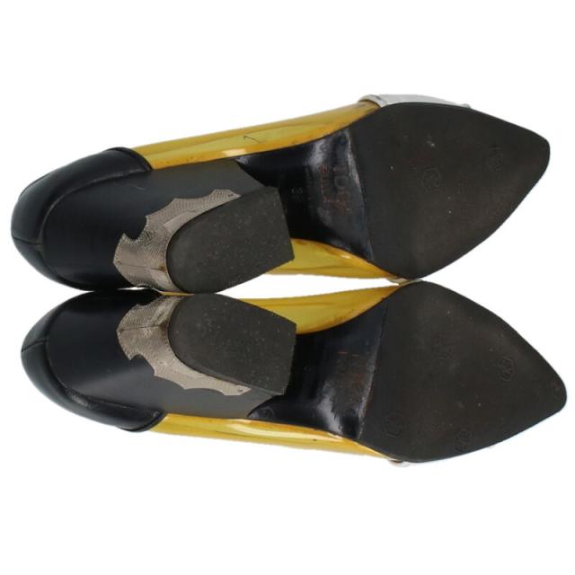 トーガプルラ サイズ:38 TA31-AJ632 メタルパーツビニールパンプス