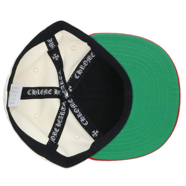 クロムハーツ サイズ:7.625 FITTED WOOL ACRYLIC SERGE ハートロゴ刺繍