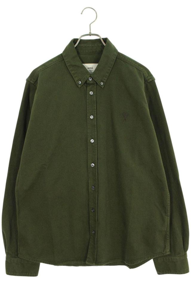 アミアレクサンドルマテュッシ サイズ:M  25SS  USH060DE0054 376 ハートA刺繍長袖シャツ 新古品 OM10