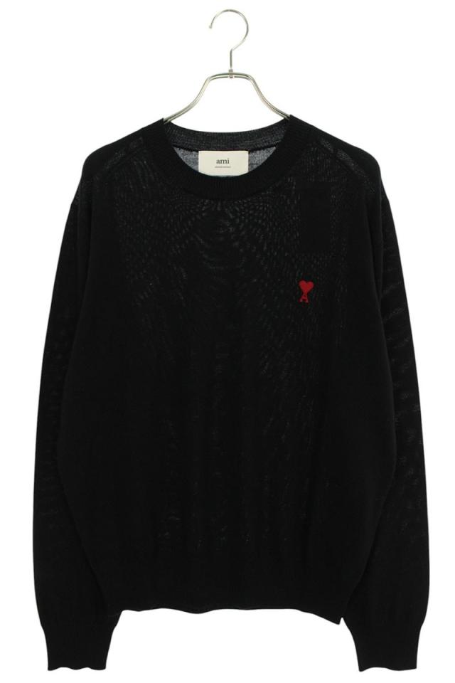 アミアレクサンドルマテュッシ サイズ:XXL  25SS  BFHKS111KN0025 001 ハートA刺繍クルーネックニット 新古品 OM10