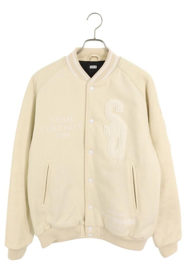 シークエル サイズ:L 袖レザースタジャンブルゾン 中古 BS99 シークエル サイズ:L 袖レザースタジャンブルゾン 中古 BS99