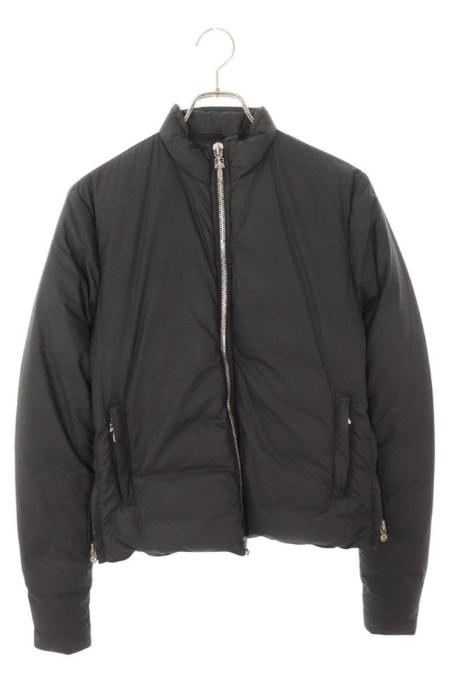 クロムハーツ サイズ:S  PRFCT パーフェクト ダガージップシングルライダースダウンジャケット 中古 GZ11