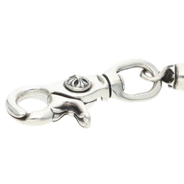 クロムハーツ サイズ:ショート  OTC SHORT-T 2クリップOTCショートローラーリンク シルバーウォレットチェーン 中古 SS07 クロムハーツ サイズ:ショート OTC SHORT-T 2クリップOTCショート