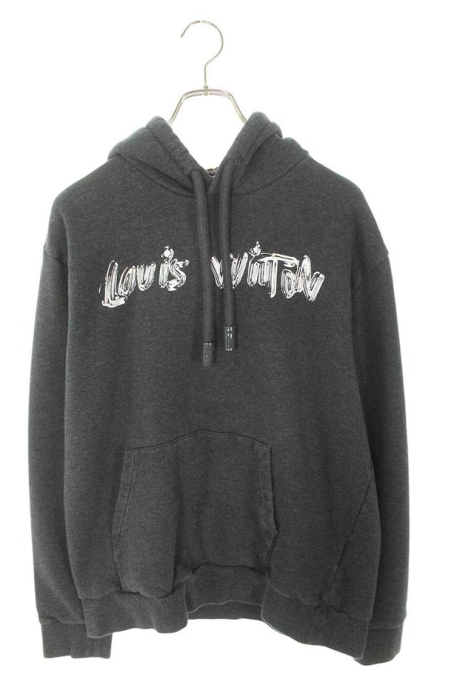 ルイヴィトン サイズ:XL  24SS  RM241MQ UYR HQY47W ロゴプリントパーカー 中古 SB01